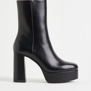 Black H&M Platform Boots